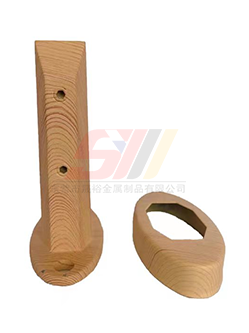 New Design Wood Grain Surface Stainless Steel Glass Spigot