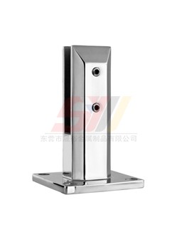 Stainless Steel Square Deck Mount Glass Spigots