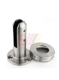 Stainless Steel Round Deck Mount Glass Spigot