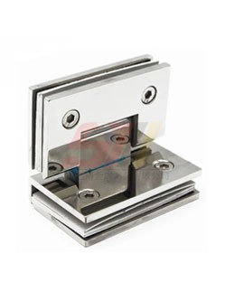 90 Degree Straight Edge Glass To Glass Shower Hinge