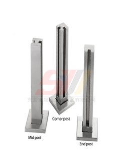 Internal Slotted Glass Railing